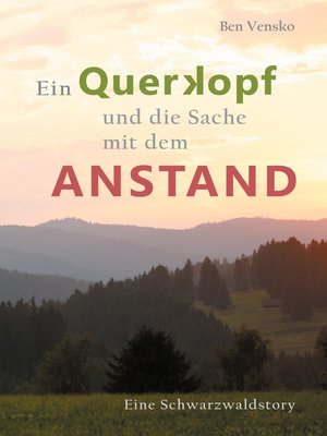 cover image of Ein Querkopf und die Sache mit dem Anstand